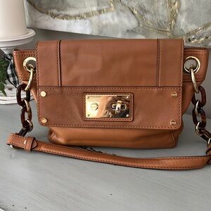 Milly Leather Shoulder Bag